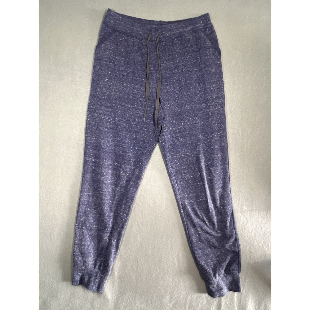 Cuddl Duds Women's Small S Heather Blue Purple Jogger Activewear Pants‎